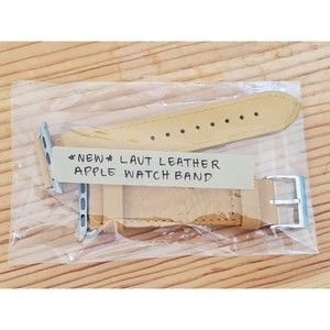 Laut Leather Apple Watch Band 22 New Brown